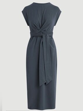 Modern Citizen Tie-Front Cotton Dress